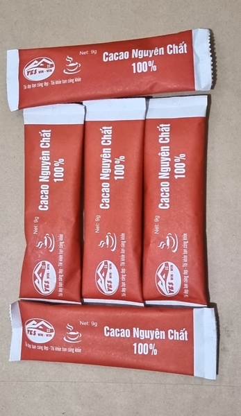 Bột Cacao Nguyên Chất - Gói tiện lợi 9g - Yeswinwin