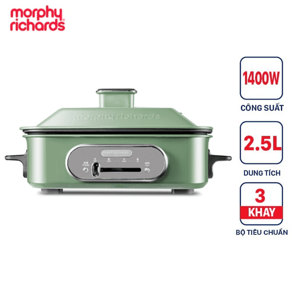 Bộ nồi lẩu nướng đa năng, thương hiệu Anh Quốc cao cấp Morphy Richards - MR9088