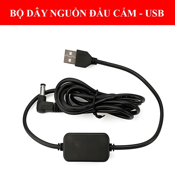 Bộ dây nguồn cắm cổng USB và TYPE-C, dùng cho các mã máy lọc không khi trên ô tô Philips GP5202; GP7101; GP9101; GP7501; GP6201; GP5201; GP5301; GP3201