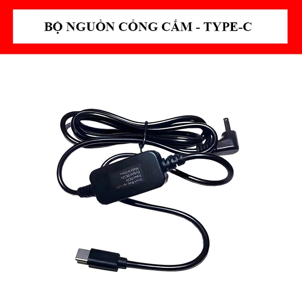 Bộ dây nguồn cắm cổng USB và TYPE-C, dùng cho các mã máy lọc không khi trên ô tô Philips GP5202; GP7101; GP9101; GP7501; GP6201; GP5201; GP5301; GP3201