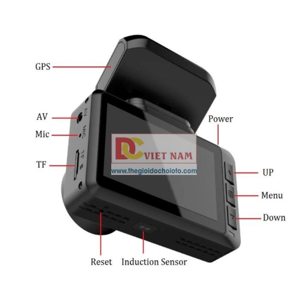 Camera hành trình ô tô Phisung G3 4K, Wifi, 2.45 inch