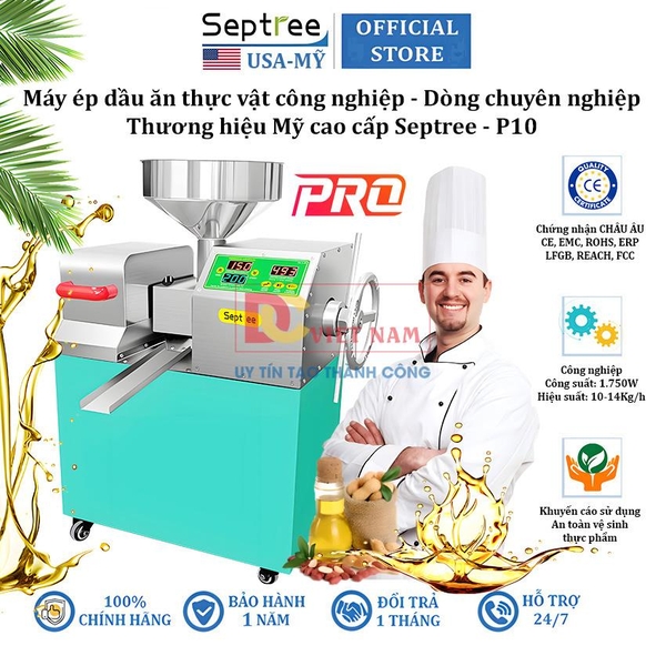 Máy ép dầu ăn thực vật công nghiệp, dùng cho hộ kinh doanh, nhà hàng