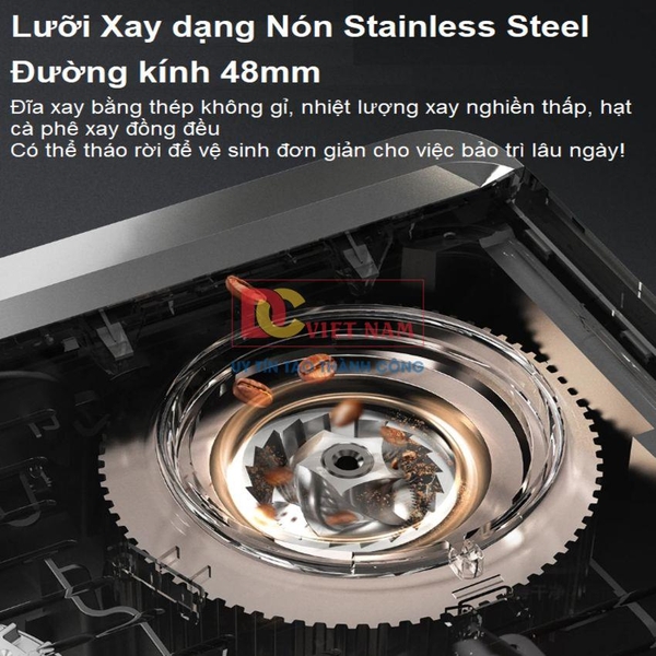 Máy pha cà phê Espresso chuyên nghiệp 3 trong 1, thương hiệu Mỹ cao cấp HiBREW - H7B