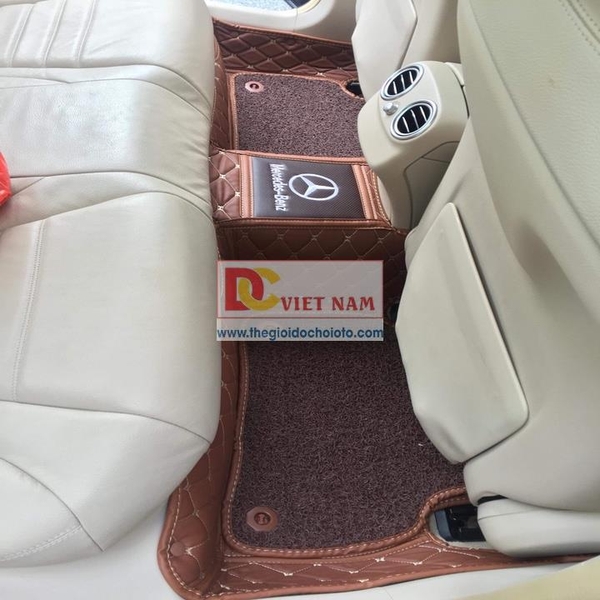 Bộ Thảm Lót Sàn 2 Lớp Ô Tô, Xe Hơi Cho Xe 4 - 5 Chỗ 45PU01-06 - SX Thủ Công