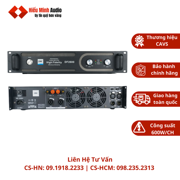 ĐẨY CAVS DF2600 | Hiếu Minh Audio