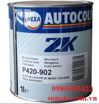 P420-902 Sơn gốc 2K màu trắng trong Nexa Autocolor CÔNG TY TNHH THƯƠNG ...