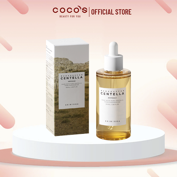 Serum Skin1004 Madagascar Centella Ampoule Serum Rau Má Giảm Mụn & Phục Hồi Da 100ml