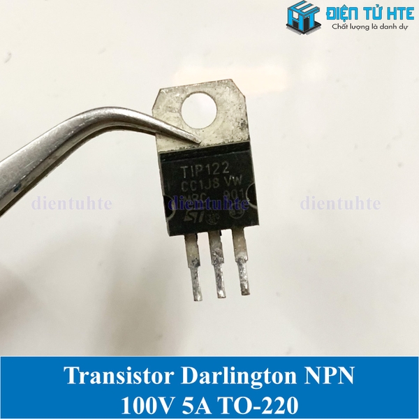 [THÁO MÁY] Transistor Darlington NPN TIP122 5A 100V TO-220 | Điện Tử HTE