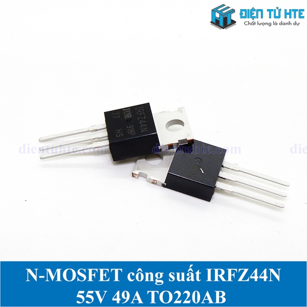 MOSFET kênh N IRFZ44N IRFZ44 49A 55V TO-220 | Điện Tử HTE