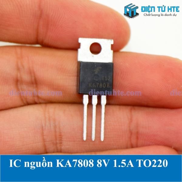 IC ổn áp nguồn 8V 1A KA7808 chính hãng | Điện Tử HTE