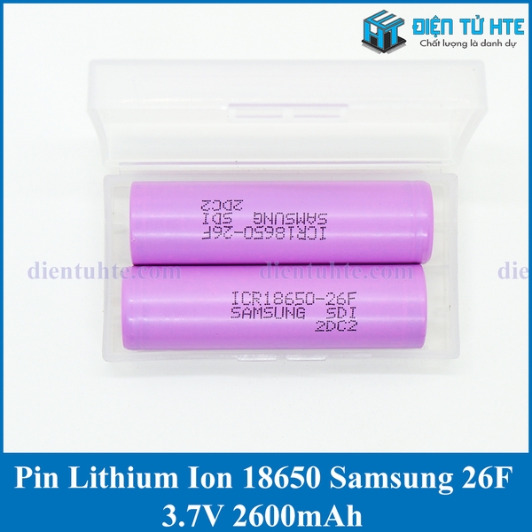 Pin Li-Ion 18650 Samsung INR18650 26F 2600mAh | Điện Tử HTE