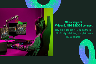 VideoMic NTG đã có thể kết nối với RØDE Connect
