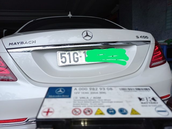 Bình Ắc Quy Phụ Xe Mercedes