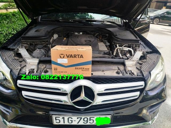 Bình ắc quy Varta AGM LN3 12V 70Ah 760A xe Mercedes GLC 300