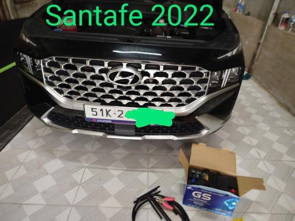 Ắc Quy Xe Hyundai Santafe Hybrid