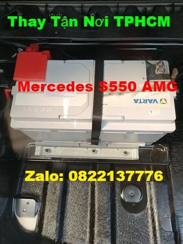 Ắc quy xe Mercedes S550 AMG