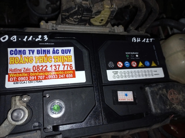 bình ắc quy xe mg rx5