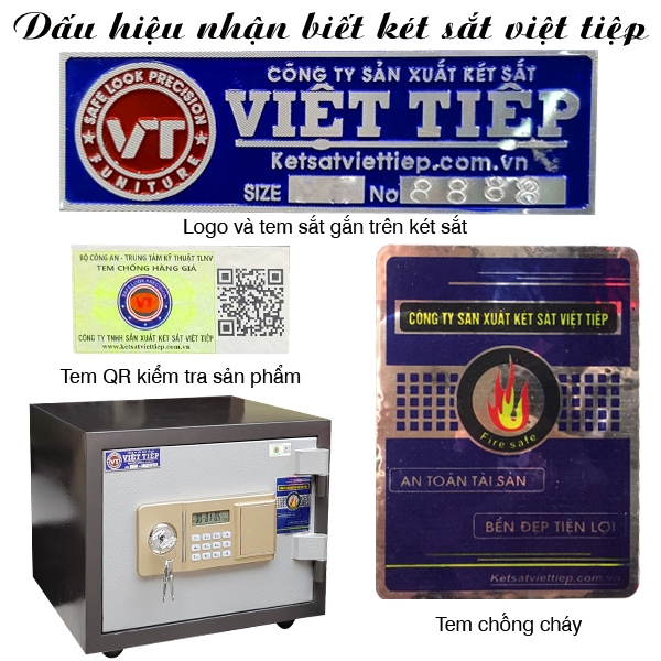 Nhận diện két sắt việt tiệp K25 chính hãng