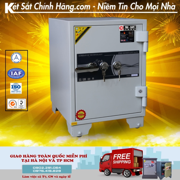 Két sắt ngân hàng C59K2 trắng chất lượng cao
