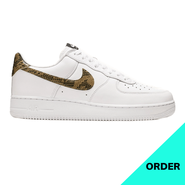 air force 1 low retro ivory snake