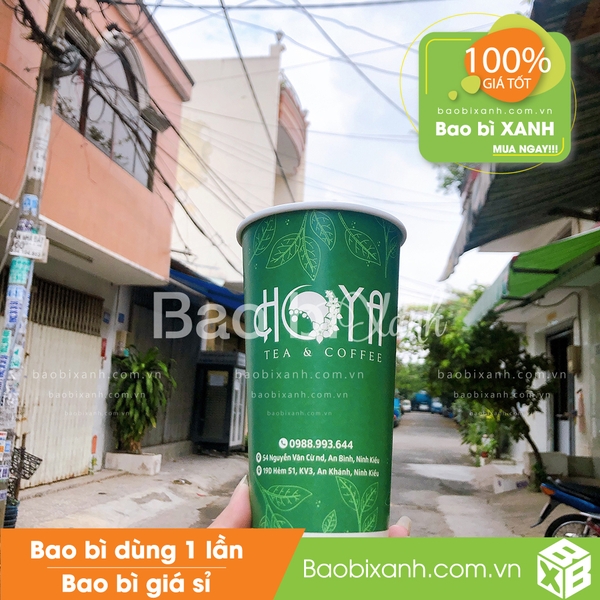 Ly giấy Hoya Tea & Coffee