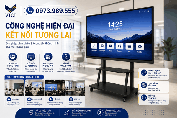 Công nghệ hiện đại của màn hình tương tác 86 inch