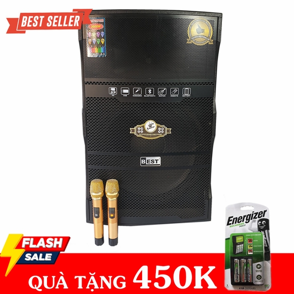 Loa kéo Best BT 6900 |Bass 5 tấc, giảm 20% | Tặng pin sạc cao cấp