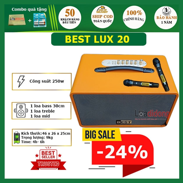 Loa Best Lux 20| Bass 20 | Loa xách tay cao cấp, mới nhất 2022