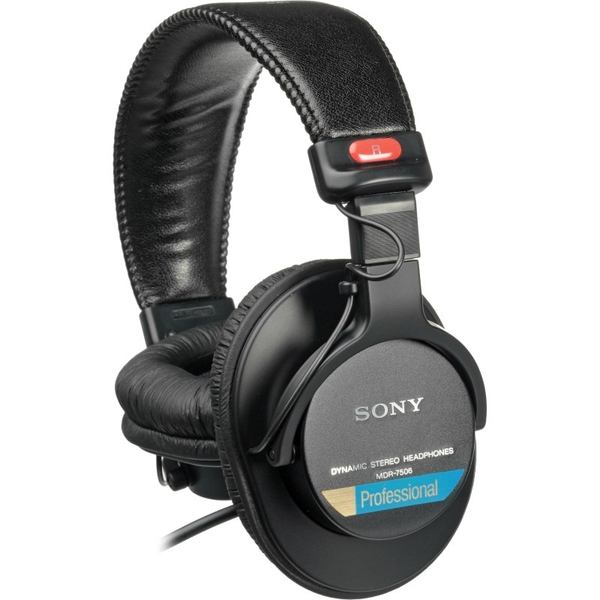 Tai Nghe Chụp Tai Kiểm Âm Chuyên Nghiệp Sony MDR-7506. Dành Cho Produder, Podcast, Live Stream