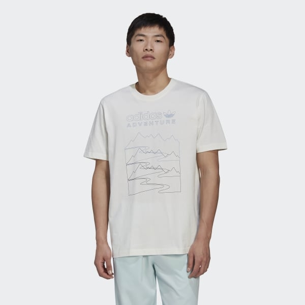 Áo Thun Adidas Adventure Mountain Front Tee Nam- Hk5006