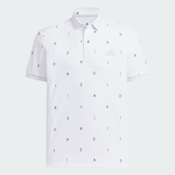 Áo Polo golf adidas Monogram Polo Nam - JY8222 - Ảnh 1