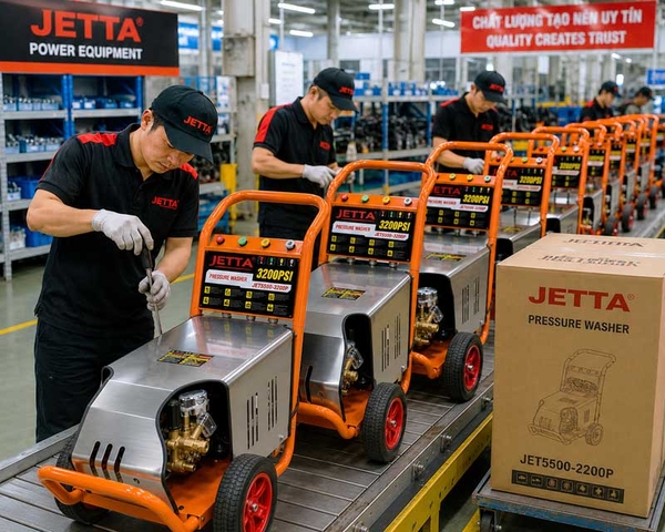 Địa chỉ bán máy rửa xe JETTA uy tín tại Công Ty Ban Mai