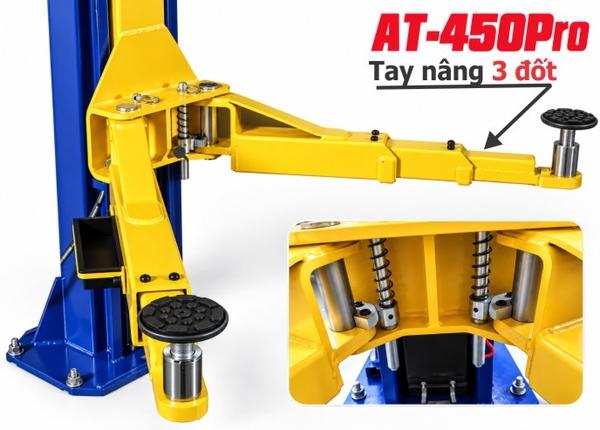 Hình ảnh minh hoạ tay cầu nâng 2 trụ