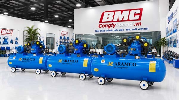 Địa chỉ uy tín mua máy nén khí Aramco 10 HP W-0.9/8