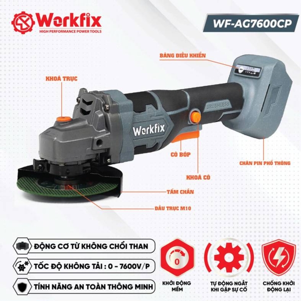 Hình ảnh mài góc Pin WF-AG7600XCP
