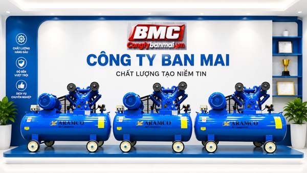 Hình ảnh máy nén khí 2 cấp Aramco 10 HP V-1.05/12.5 tại phòng trưng bày