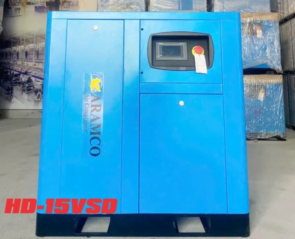 Hình ảnh máy nén khí trục vít biến tần 20hp Aramco HD-15VSD (Inverter) 