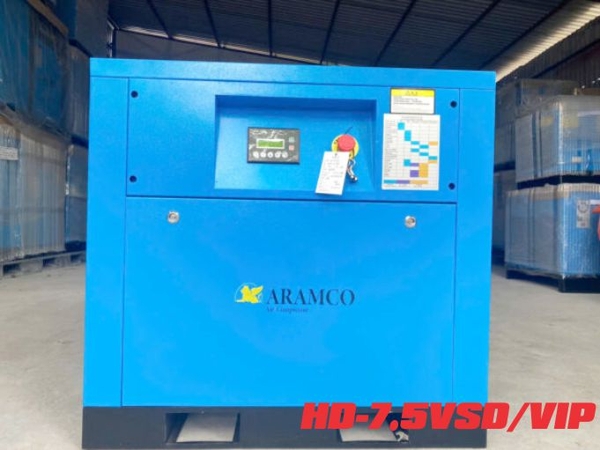 Máy bơm khí nén trục vít biến tần 10 ngựa Aramco HD-7,5VSD/VIP