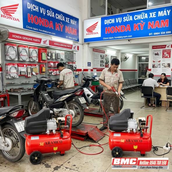 Máy nén hơi đầu liền Aramco BM-25L, 2HP dung tích 25 lít