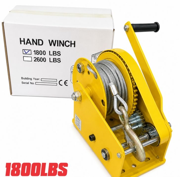 Tời cáp quay tay 1800LBS