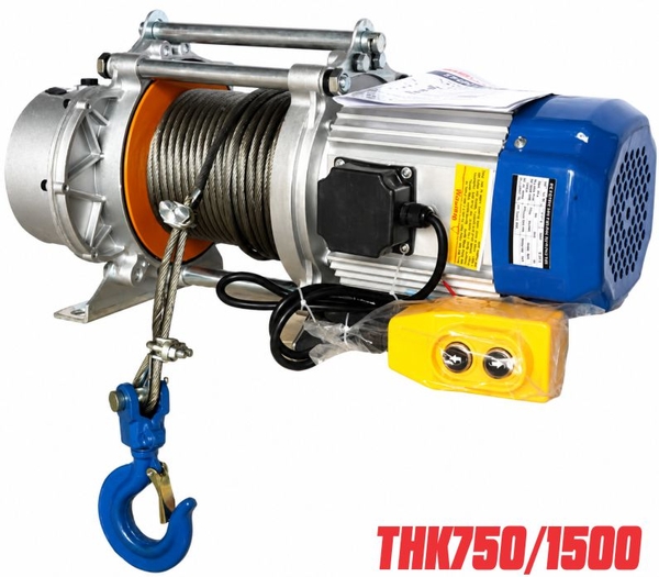 Tời điện đa năng THK750/1500 cáp dài 30 mét