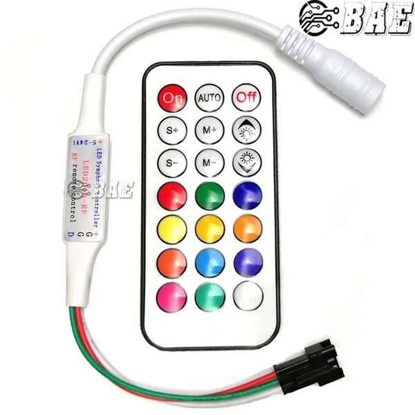Bộ Driver LED RGB WS2811 WS2812 kèm remote - BAE - Module - Linh kiện ...