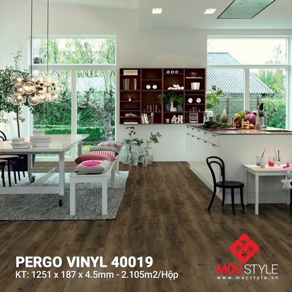 Sàn nhựa Pergo Vinyl mang giá trị cao không chỉ về chất lượng mà còn từ thương hiệu – Mẫu 2