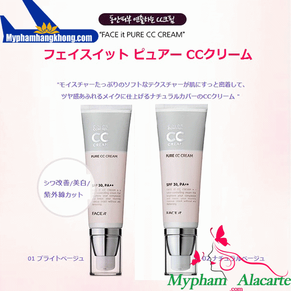 KEM CC TRỊ NÁM PURE CREAM THE FACE SHOP