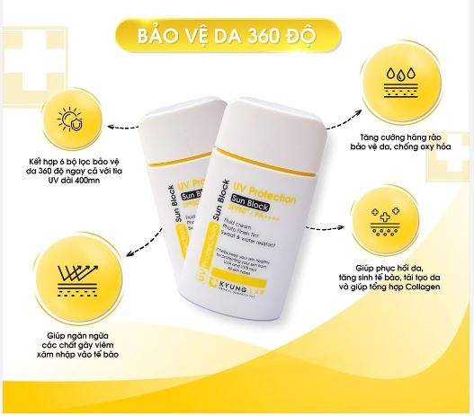 Kem chống nắng 6 màng lọc KyungLab UV Protection Sunblock SPF50 PA 50ml