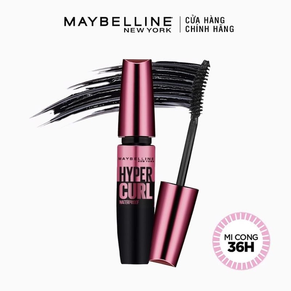 Mascara Dài Và Cong Mi Maybelline Hyper Curl Waterproof