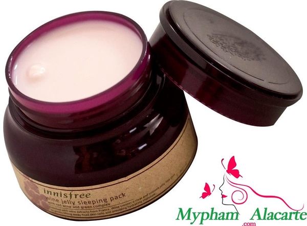 MẶT NẠ NGỦ RƯỢU LÀM SÁNG DA WINE JELLY SLEEPING PACK
