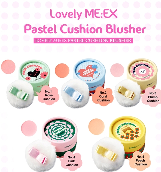 PHẤN MÁ HỒNG LOVELY MEEX CUSHION BLUSHER THE FACE SHOP