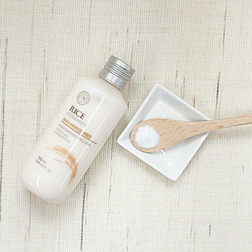Sữa dưỡng gạo làm sáng da Rice Ceramide Moisturizing Emulsion The Face Shop