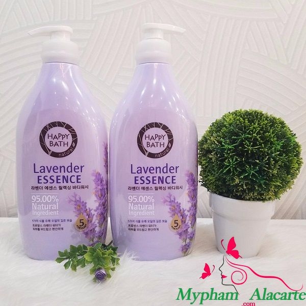 SỮA TẮM HOA OẢI HƯƠNG HAPPY BATH NATURAL LAVENDER ESSENCE